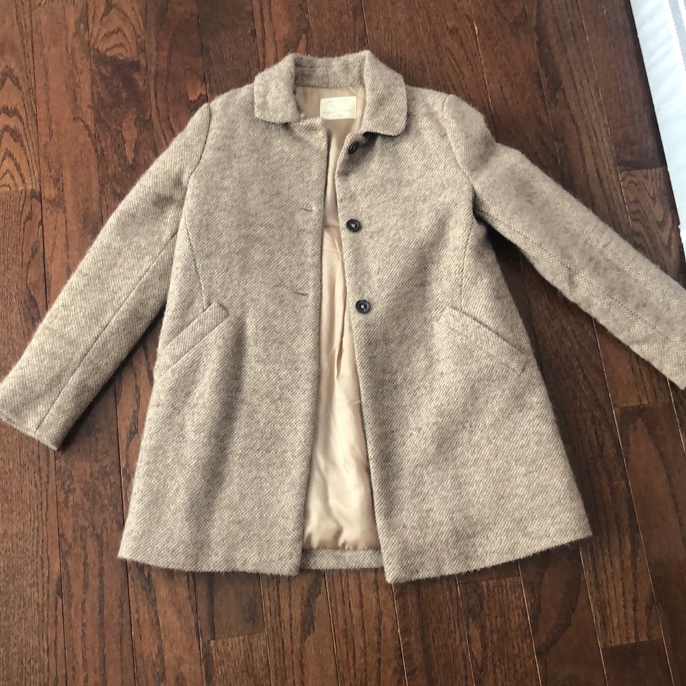 Zara girls dress coat